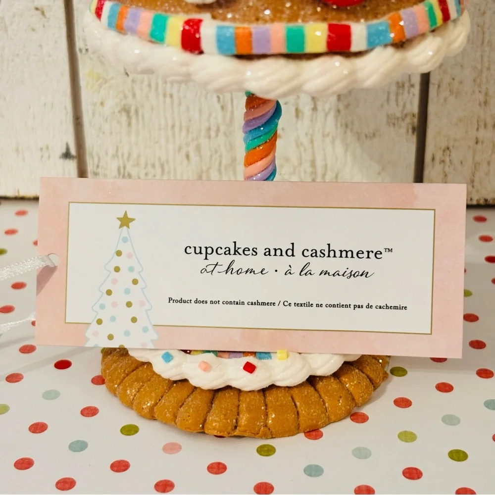 Cupcakes and Cashmere Gingerbread Candy Land Frosted Holiday‎ Christmas Tree NEW